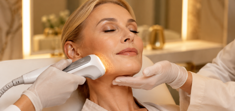 Non-surgical HIFU ultrasound skin tightening face lift treatment at Clinica Medical Center Ajman